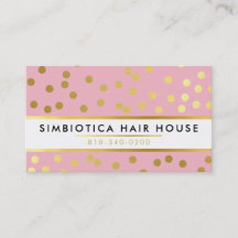 GLAM紙吹雪モダンドットパターン金ゴールドピ淡い色のンク