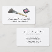 Glam美しいメイクアップアーティストまつげ&リップビジネス 名刺 (正面/裏面)