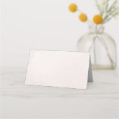 Glam赤面バラ金ゴールドグリッター座席表 プレイスカード (裏面)