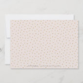 Glam赤面バラ金ゴールド書の日付を保存 セーブザデート (裏面)