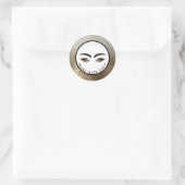 Glam金ゴールドまばゆめメイクアップ目 ラウンドシール (バッグ)