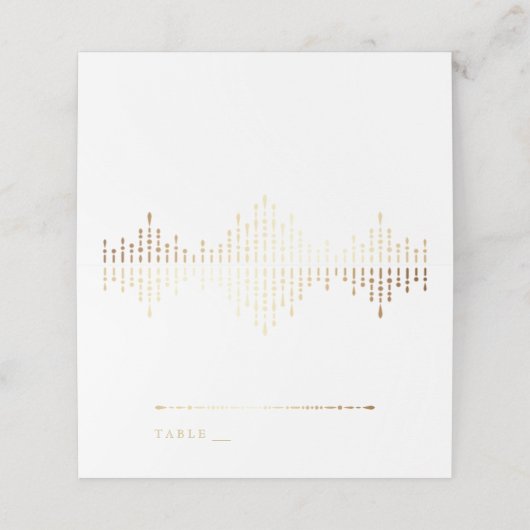 Glam金ゴールドアートデコヴィンテージウェディング座席表 プレイスカード (外部開封)