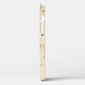 Glam金ゴールドガーリーグリッターモノグラム名スクリプトケース Case-Mate iPhoneケース (裏面 / 左)