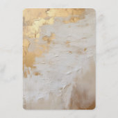 Glam金ゴールドクリームホワイト結婚ズメニュー メニュー (裏面)