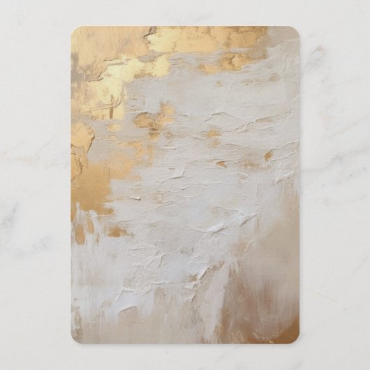 Glam金ゴールドクリームホワイト結婚ズメニュー メニュー (裏面)