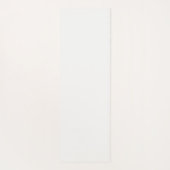 Glam金ゴールドグリッターとホワイトシェブロンストライプ ヨガマット (裏面)