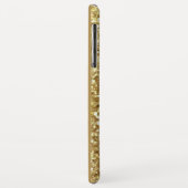 Glam金ゴールドグリッターのモガーリーノグラム名スクリプト Case-Mate iPhoneケース (裏面/左)