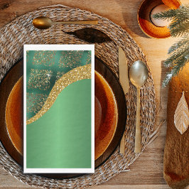 Glam金ゴールドグリッターグリーンメタリックフェスティバル