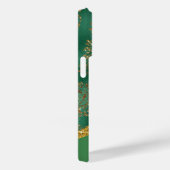 Glam金ゴールドグリッターグリーンメタリック Case-Mate iPhoneケース (裏面 / 右)