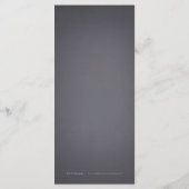 Glam金ゴールドグリッターデコヴィンテージ結婚式メニュー メニュー (裏面)