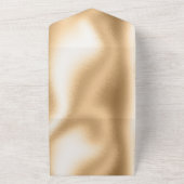 Glam金ゴールドダイヤモンドシャンデリア オールインワン招待状 (外側)