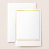 Glam金ゴールドドリップス50 & Fabバースデーパーティイ実在ンInvite 箔カード (裏面封筒付き)