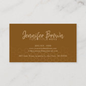 Glam金ゴールドハニカム養蜂場 名刺 (裏面)