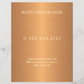 glam金ゴールドモダン赤面抽象芸術グリッター価格表 (裏面)