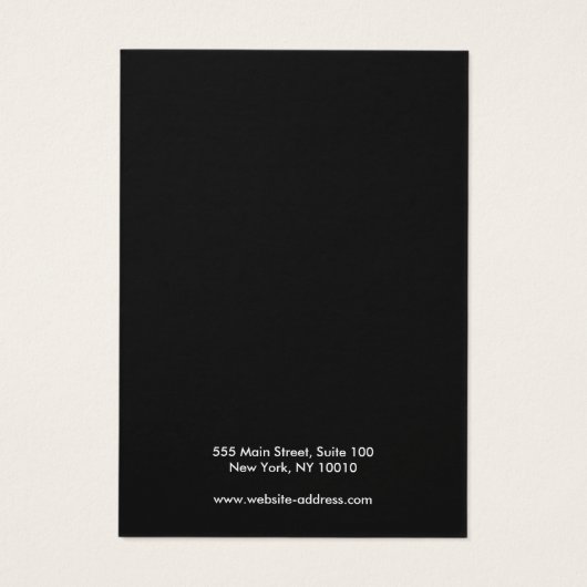 Glam金ゴールドロゴのイヤリング表示カードを追加 (裏面)