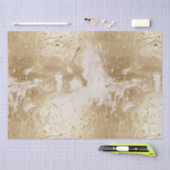 Glam金ゴールド絵を描白（ルック） 薄葉紙 (クラフト)