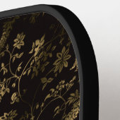 Glam金ゴールド離れパターン ピックルボールラケット (左詳細)