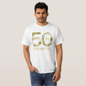 Glam金ゴールド50周年記念 Tシャツ (正面フル)