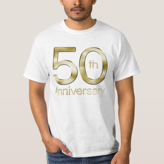 Glam金ゴールド50周年記念 Tシャツ (正面)