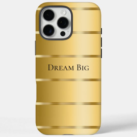 Glam金ゴールド Case-Mate iPhoneケース (裏面)