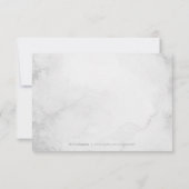 Glam黒フェイク金ゴールドグリッター書感謝していYou サンキューカード (裏面)