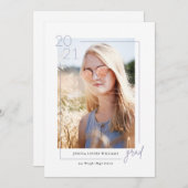 Glam 2021卒業写真招待状 招待状 (正面/裏面)