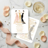 Glam 4 Women Elegant Evening Dresses Bachelorette 招待状