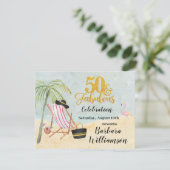 Glam 50と素晴らしいビーチシーンパーティー 招待状 (スタンド正面)