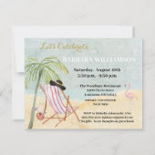 Glam 50と素晴らしいビーチシーンパーティー 招待状 (裏面)