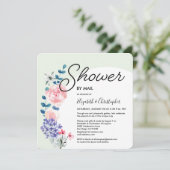 Glam Baby男女兼用 Shower byメール 招待状 (スタンド正面)