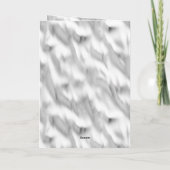 Glam Blond Silver Christmas カード (裏面)