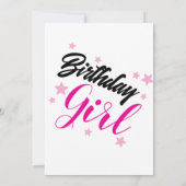 Glam Blush Pink Spa Birthday Party 招待状 (裏面)