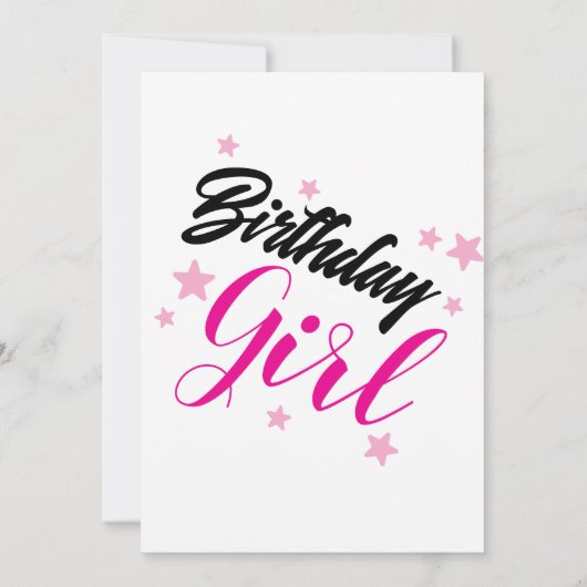 Glam Blush Pink Spa Birthday Party 招待状 (裏面)