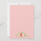 Glam Brideパンケーキとパンティランジェリーシャワー 招待状 (裏面)