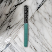 Glam Brushed Green Metalとレザーフェイクルック Case-Mate iPhoneケース