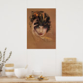 Glam by rolf armstrong ポスター (キッチン)