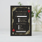 Glam Casino金ゴールド素晴らしソングリクエス結婚ト 出欠カード (スタンド正面)