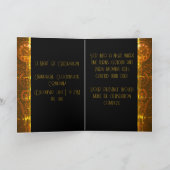 Glam Celebration Lux Party Steampunk Champagne シーズンカード (内部)