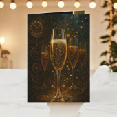 Glam Celebration Lux Party Steampunk Champagne シーズンカード