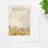 Glam Champagne金ゴールドイヤリングディスプレイカード (デスク)