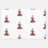 Glam Christmas Wrapping Paper ラッピングペーパーシート (正面2)