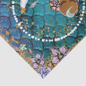 Glam Dark Mermaid Boy Baby Shower誕生日パーティー 薄葉紙 (詳細)