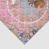 Glam Dark Mermaid Girls Baby Shower誕生日パーティー 薄葉紙 (詳細)