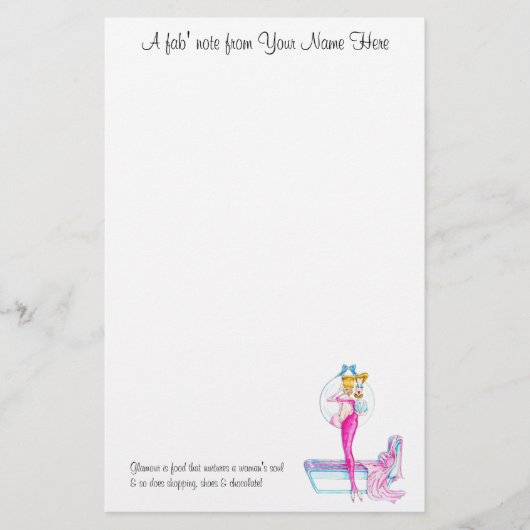Glam Gal! 便箋 (正面)