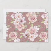 Glam Girlパーソナライズされた Bridesmaid提案 招待状 (裏面)