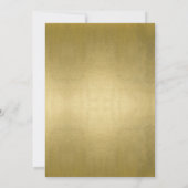 GLAM GOLD フェイク FOIL YOUR LOGO WORKSHOP GALAイベント 招待状 (裏面)