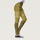 Glam gold glitter レギンス (右)