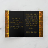 Glam Happy New Year Steampunk Champagne シーズンカード (内部)