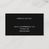 Glam Independent Rep Avon Business Card 名刺 (裏面)