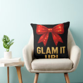 Glam It Up Sparkle Bow — Confidence Energy クッション (椅子)